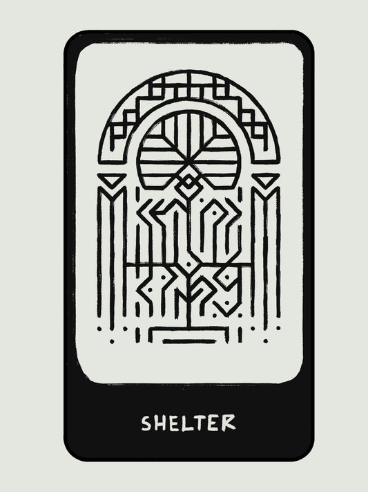 :: SHELTER :: DIGITAL ART PRINT